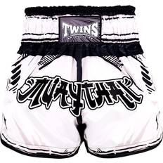 Twins Thaishorts Comic Vit-Svart