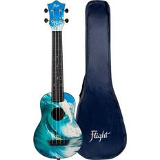 Flight TUSL-25 Travel Long Neck Soprano Ukulele Surf