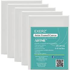 Canvas Exerz 15 x 20 cm Stretched Canvas 5 pk