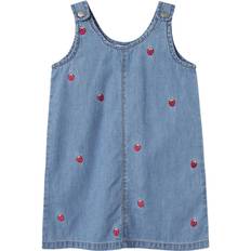 Piger Kjoler Børnetøj Name It NMFLYDA Kjole - Blue Denim/Mint