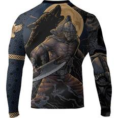 Raven Fightwear Men's Ulfhedinn MMA BJJ Rash Guard Black Medium