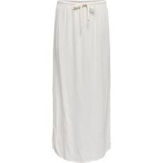 Linen Skirts Only JDY Linen Mix Maxi Skirt - White