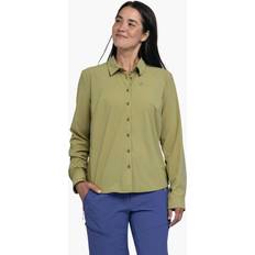 Synthetic Blouses Schöffel Women's Blouse Style Dunajec - Olive