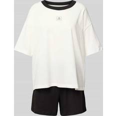 Marc O'Polo Nattøj Marc O'Polo Shorty - White/Black