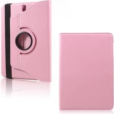 Datortillbehör Samsung Galaxy Tab S3 Roterbart Stativ Läderfodral Rosa