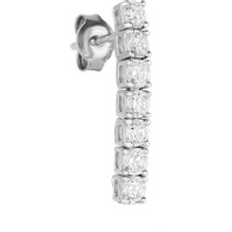 Smycken Spero London Sterling Silver Tennis Earring - Silver