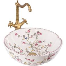 Bathroom Sinks REA Countertop Basin Felicia White