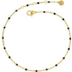 Fotlänkar Edblad Perlina Chain Anklet - Black
