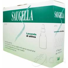 Cure Intime Saugella Lavanda Vaginale Attiva 140ml x 4 Flaconi
