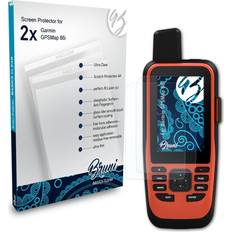 Sat Navs Bruni 2x Protective Film for Garmin GPSMAP 86I