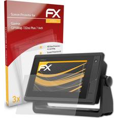atFoliX 3x screen protection film for garmin gpsmap 722xs plus 7 inch matt&shockproof