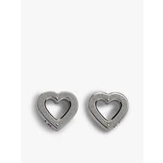 Tommy Hilfiger Örhängen Tommy Hilfiger Toggle Heart Earrings - Silver