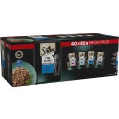 Sheba Wet Food Pets Sheba Adult Wet Cat Food Pouches 40 x 85 g Fish