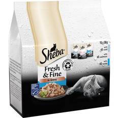 Sheba Wet Food Pets Sheba Cat Wet Food Fresh and Fine 3 x 15 x 50 g
