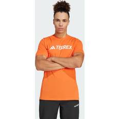 Reflectors T-shirts adidas Terrex Multi Climacool Logo Tech T-Shirt - Semi Impact Orange