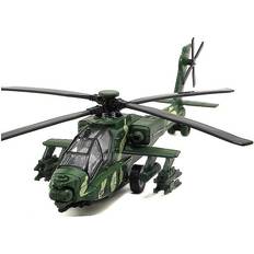 Army Helicopter Toy Diecast Military Attack Plane With Lights