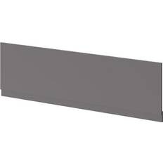 Oslo Gloss Grey MDF 1800mm Front Bath Panel
