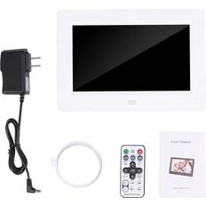 Digital Photo Frames Zeblaze 7 Inch Screen 1024 x 600 Digital Photo Frame Clock