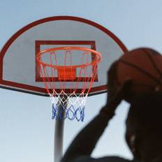 Basketkorgar Northix Väggmonterad Basketbåge Orange Röd