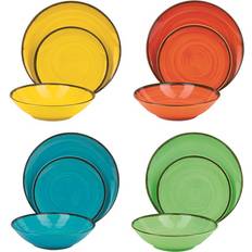 Juegos de Vajilla Conforama Rainbow Multicolor 18 Piezas 27.5 cm Juego de Vajilla
