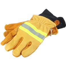 Konnwei Cow Leather Fireproof Heat Resistant Long Safety Gloves - Pair