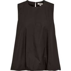 Brun Bluser Only Ballon Top Piella - Chocolate