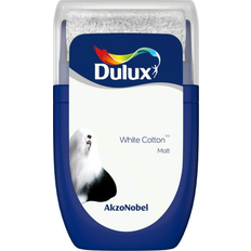 AkzoNobel Dulux Walls & Ceilings Tester Paint 30 ml Cotton White