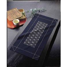 Yarn & Needlework Supplies Olympus Olympus Stamped Sashiko Stitch Kit Table Runner 35 x 70 cm