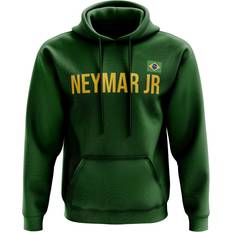 UKSoccershop Neymar Jr Brazil Name Hoody Green Men's Polyester XL