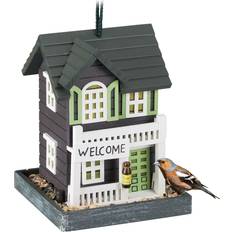 Wood Garden Decorations Relaxdays Vogelvoederhuisje Hangend