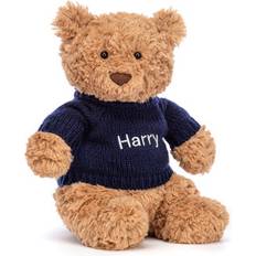 Jellycat bartholomew bear Jellycat Bartholomew Bear with Personalised Navy Jumper