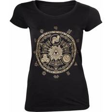 Zelda T-Shirt Womens Large - Black/Gold
