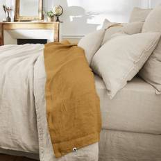 Hemtextil Drap Plat Soline 270 x 300 cm Caramel Bettlaken Braun
