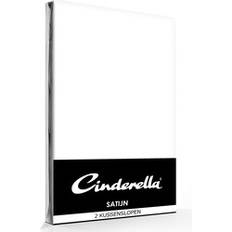 Kussenslopen Cinderella Kussenslopen Satijn White 60x70 cm