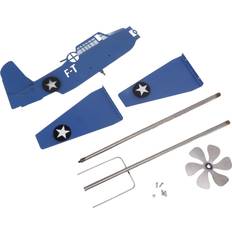 Weather Vane Iron Stainless Steel Outdoor Wind Spinner Windmill