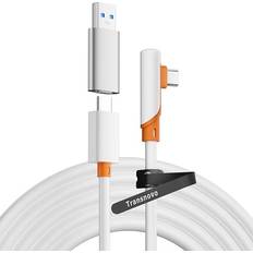 Transnovo 5M Link Cable Compatible with Oculus Meta Quest 3 3S 2 Pro Pico 4