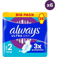 Serviettes hygiéniques Serviettes Hygieniques Always Ultra Long Plus 6x26