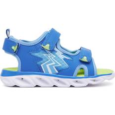 Leaf Blinkande Sandaler - Blue/Lime