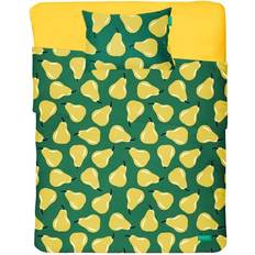 Sábanas Benetton Set de Sábanas 3 Piezas 160x240 cm Blanco/Azul Sábana