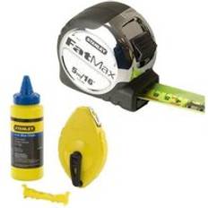 Stanley Measurement Tools Stanley FatMax 5m Measure 0-47-443 30m Chalk Line Set STA533886 Measurement Tape