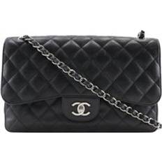 Chanel Preloved Classic Flap Bag Medium Women - Black