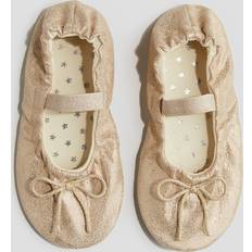 Bruna Ballerinaskor Barnskor H&M Schimmernde Ballettschuhe - Goldfarben