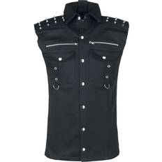 Men - Modal Shirts Vixxsin Ronnie Short-sleeved Shirt - Black