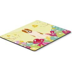 Easter Eggs Central Asian Shepherd Dog Mouse Pad 7.75 x 9.25 in BB6049MP