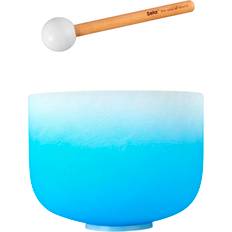 Musical Instruments Sela Blue Crystal Singing Bowl Throat Chakra