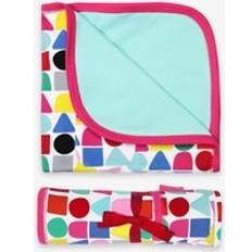 Organic Baby Blankets Toby Tiger Organic Pink Building Block Blanket