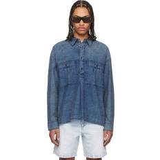 Skjorter Isabel Marant Camisa Vittore - Hombre - Azul