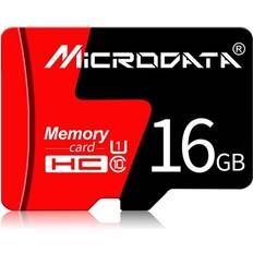 Keshen 16GB U1 Red and Black TF Micro SD Memory Card