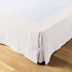 Valance Sheets L'effet Papillon Cache-Sommier Gaïa Toutes Dimensions Blanc Valance Sheet