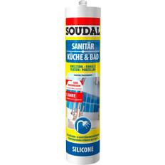Silikon Soudal Silikon Küche und Bad 300ml Transparent 1Stk.